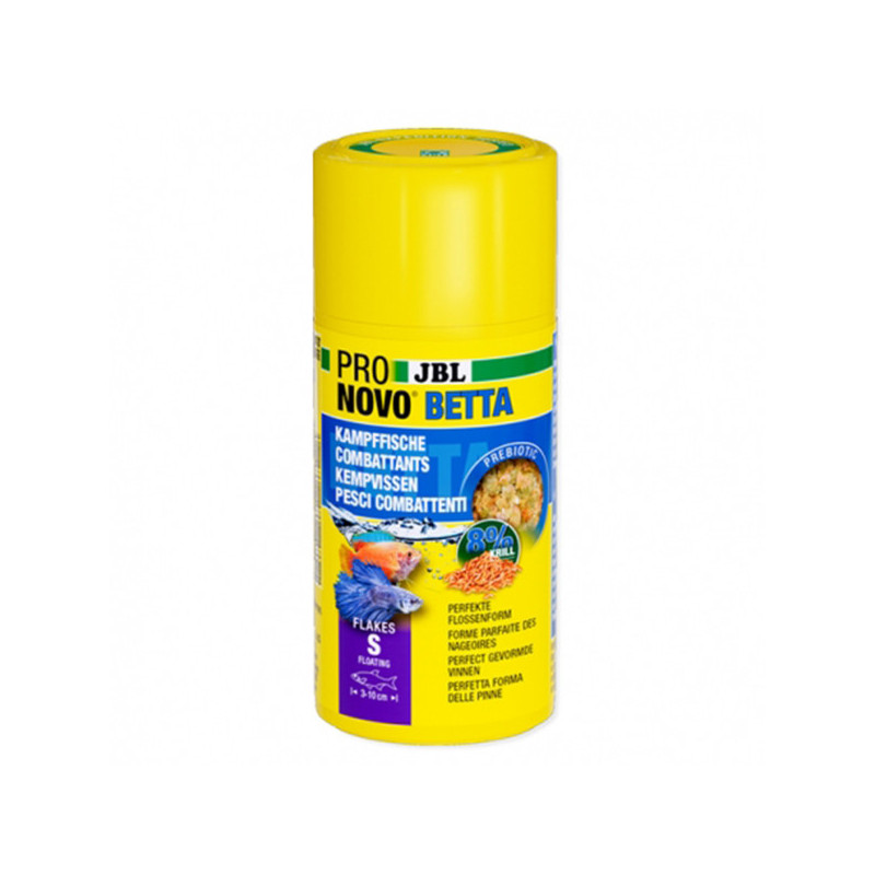 Nourriture pour poissons combattants ProNovo Betta Flakes S 20g - JBL - JBL-3130500