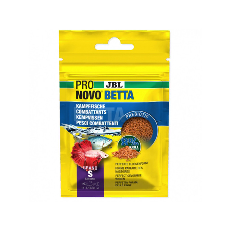 Nourriture pour poissons combattants ProNovo Betta Grano S 16g - JBL - JBL-3130700