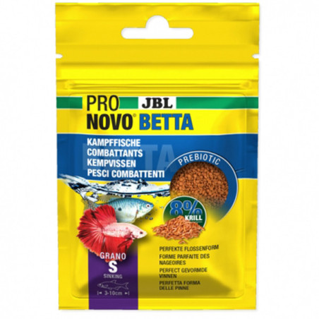 Nourriture pour poissons combattants ProNovo Betta Grano S 16g - JBL - JBL-3130700