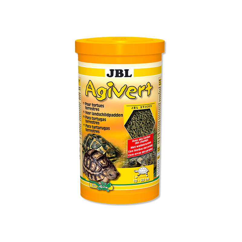 Aliment de base pour tortues terrestres Agivert 1L - JBL