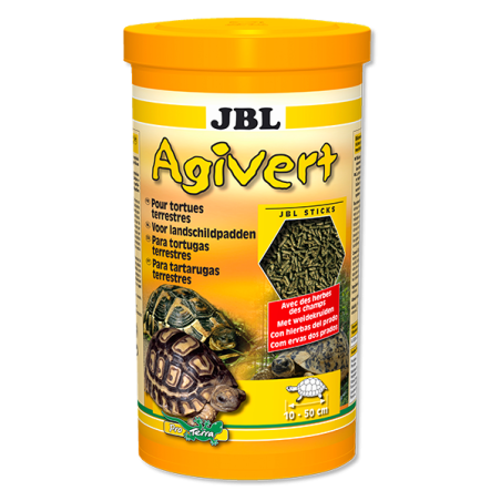 Aliment de base pour tortues terrestres Agivert 1L - JBL 