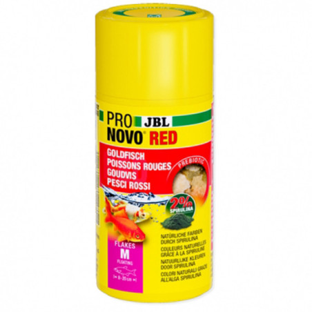 Aliment de base pour poissons rouges ProNovo Red Flakesm 18g - JBL - JBL-3131100