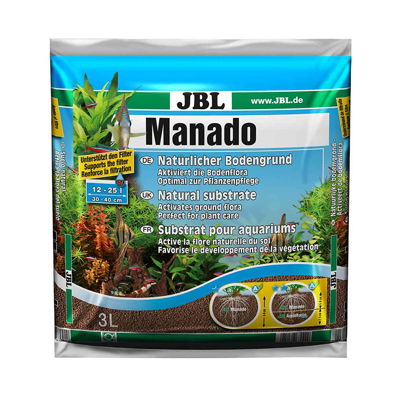 Substrat de sol pour aquarium Manado 3L - JBL - JBL-6702200