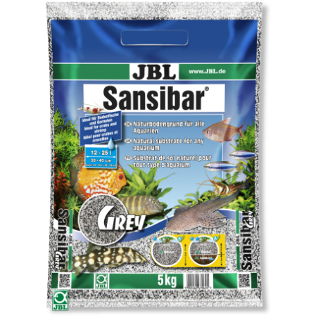 Sable pour aquarium Sansibar GREY 5Kg - JBL - JBL-6706200