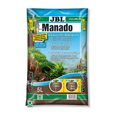 Substrat de sol pour aquarium Manado 5L -JBL - JBL-6702300