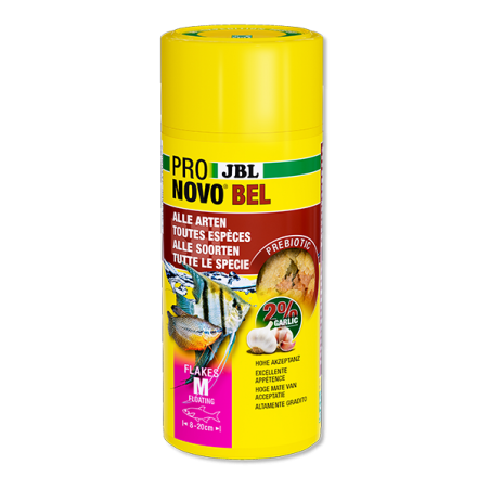 Aliment de base en flocons tous poissons Pronovo Bel Flakesm 250ml - JBL - JBL-3110500