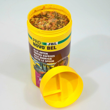 Aliment de base en flocons tous poissons Pronovo Bel Flakesm 250ml - JBL - JBL-3110500