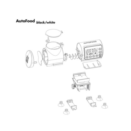 Distributeur de nourriture pour poissons d'aquarium ProNovo AutoFood - JBL - JBL-6063100