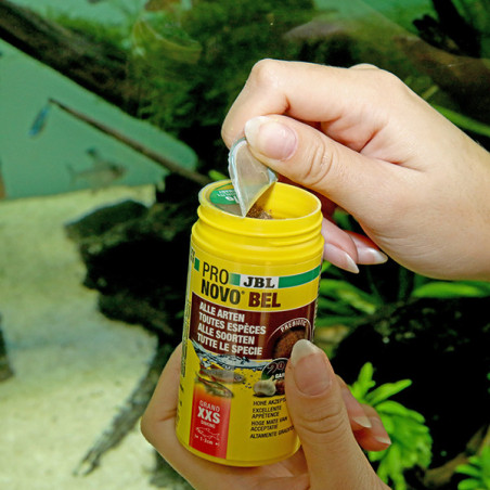 Aliment de base en flocons tous poissons XXS 100ml - JBL Pronovo Bel Grano
