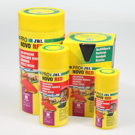 Aliment de base en flocons pour poissons rouges 250ml - JBL Pronovo Red Flakesm