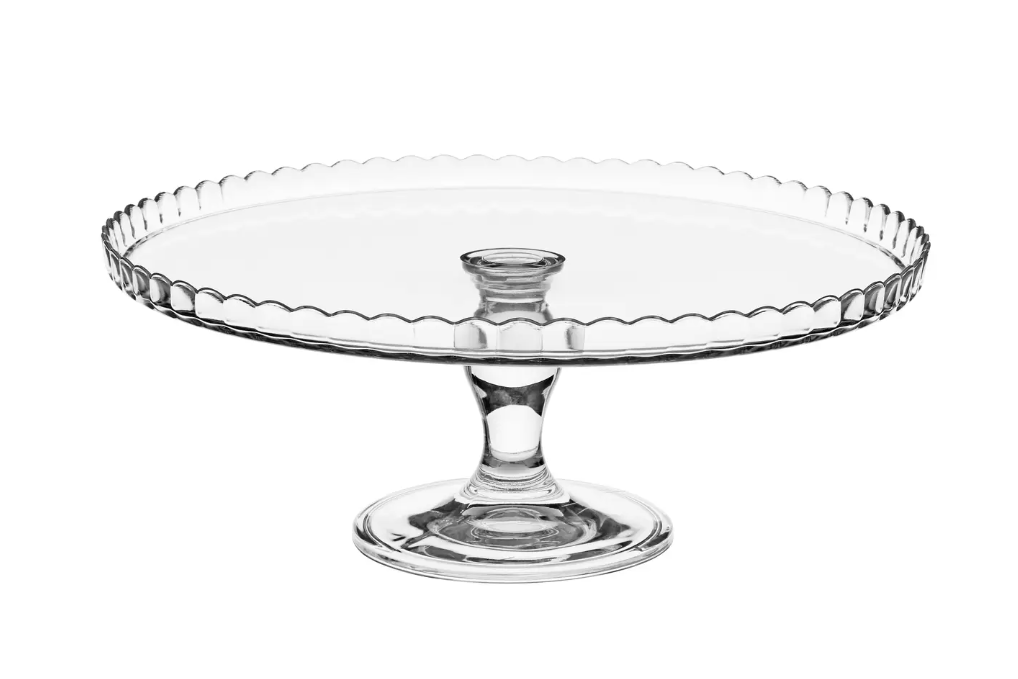 Présentoir à gâteaux avec cloche Lara D32cm en verre - Ravate.com