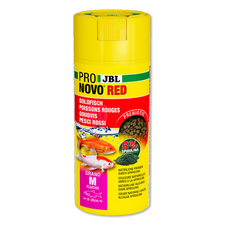 Granulés pour poissons rouges M 250ml - JBL Pronovo Red Grano