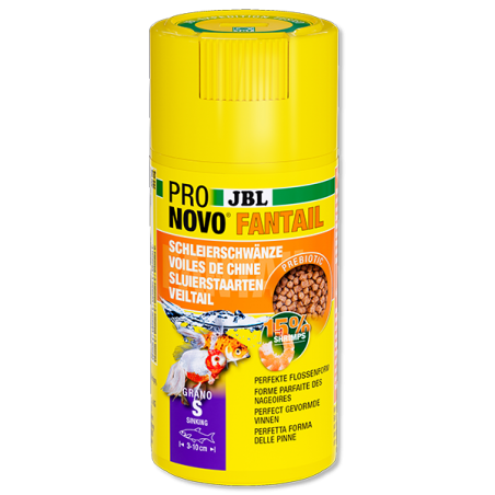 Aliment de base pour poissons rouges/Voiles de Chine Pronovo Fantail Grano S 100ml - JBL - JBL-3132300