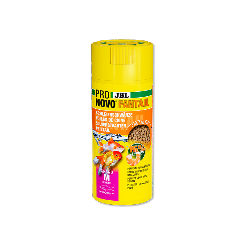 Granulés pour poissons rouges/Voiles de Chine 250ml M - JBL Pronovo Fantail Granom 