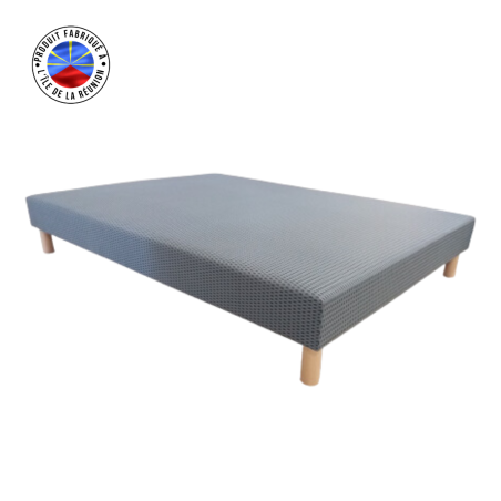 Sommier Ventis airflow 140x190cm Gris - ISOPLAST - 16190862