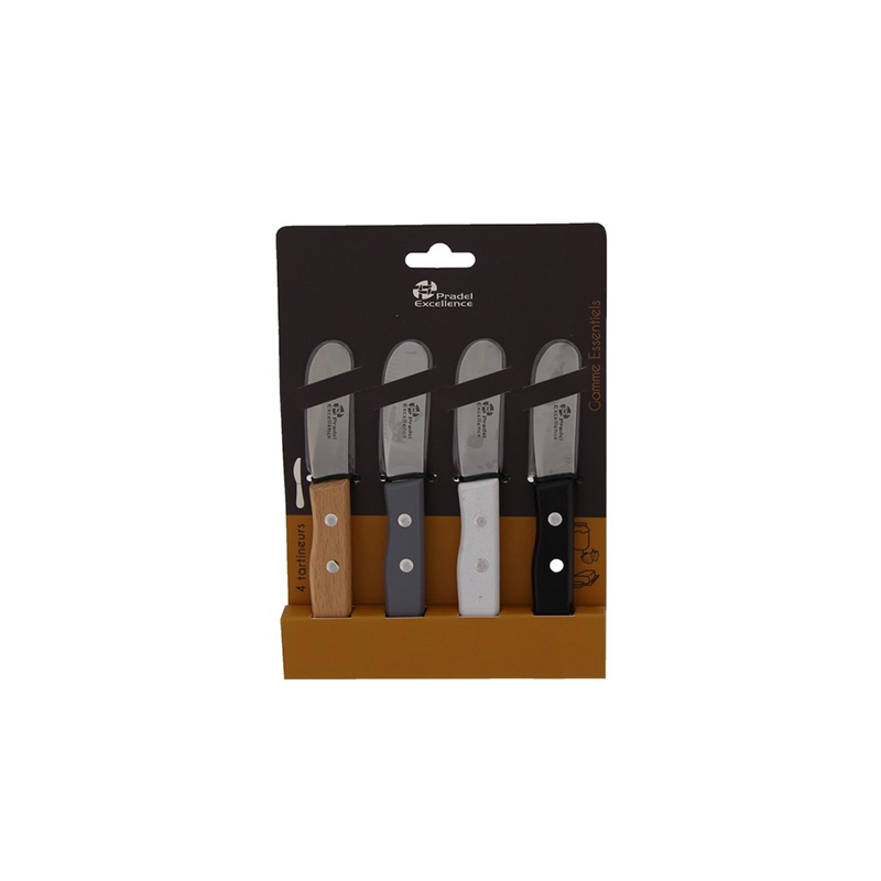 Set de 4 tartineurs Essentiels - PRADEL EXCELLENCE - PCOT001002
