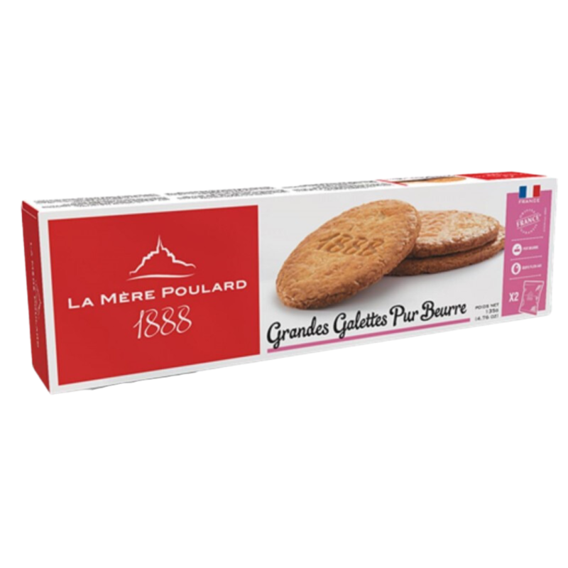 Grandes Galettes pur beurre 135g - LA MERE POULARD - LMPGG40590