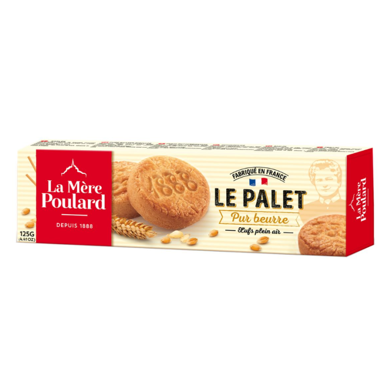 Palet Biscuits 125g - LA MERE POULARD - LMPPAL40588