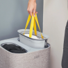 Panier à linge 2 bacs Gris 2x30L