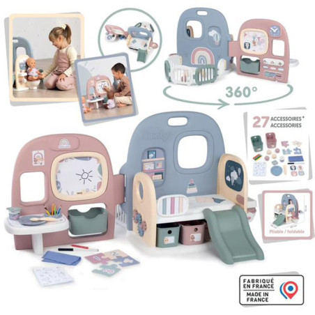 Crèche pour poupons Baby Care SMOBY - Dès 3 ans