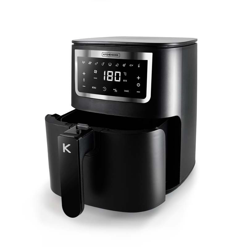 Friteuse sans huile à air chaud Airmed 3 8 programes 3L Noir - KITCHENCOOK - AIRMED3