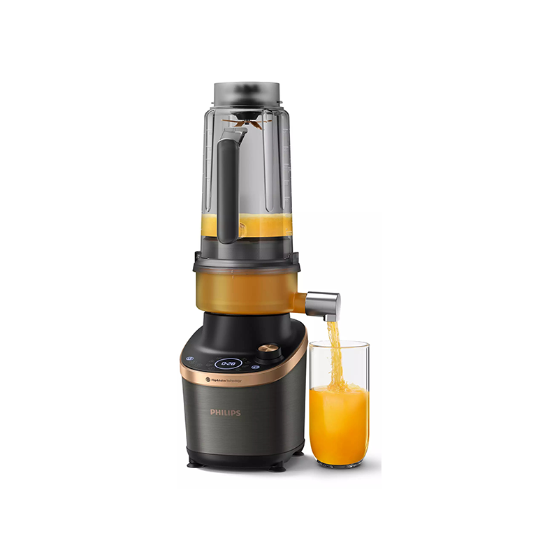 Blender Flip&Juice 2en1 + extracteur de jus Noir - PHILIPS - HR3770/00