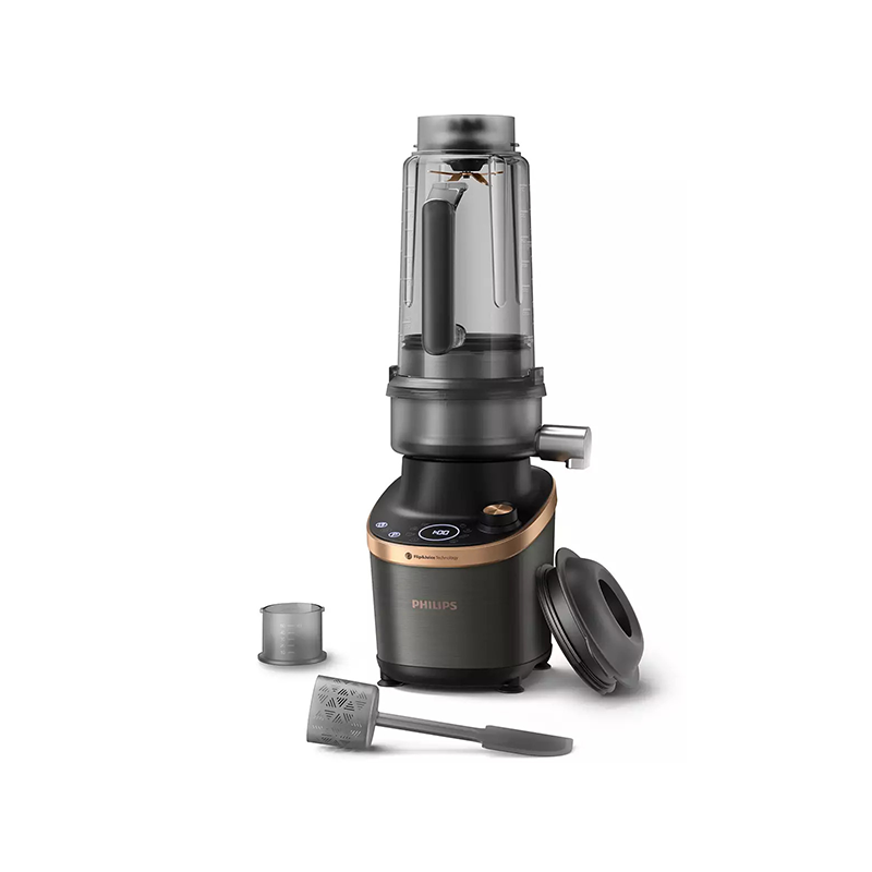 Blender Flip&Juice 2en1 + extracteur de jus Noir - PHILIPS - HR3770/00