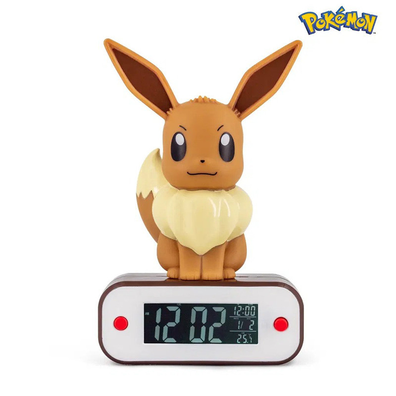Radio-réveil Pokémon Evoli lumineux - TEKNOFUN - 811370