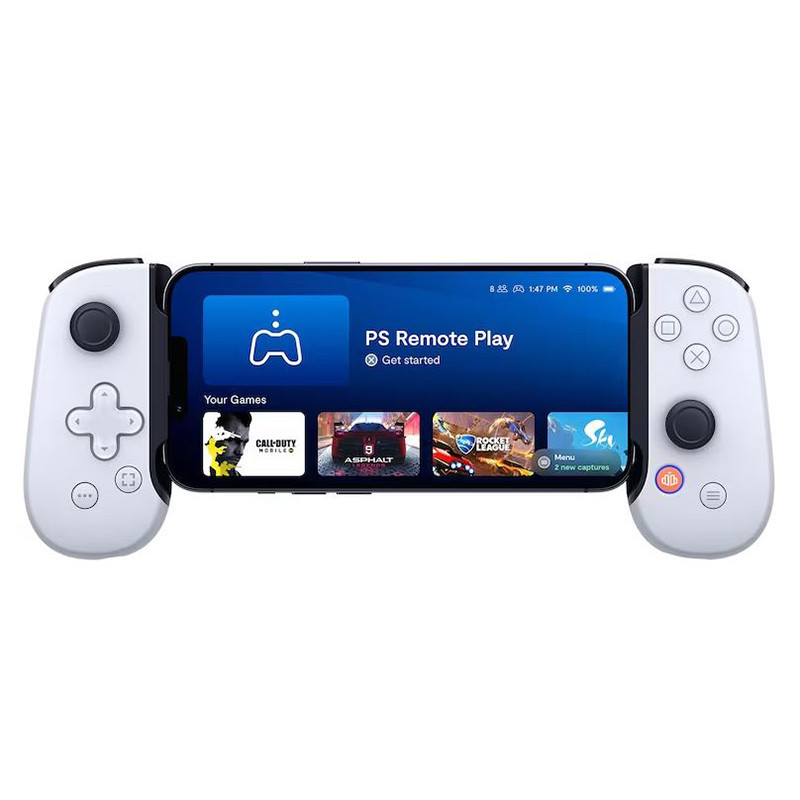 Contrôleur de jeu Playstation One pour iPhone Blanc - BACKBONE - 83401122862