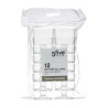 Lot de 12 Verrines Verre Carrées sur Pied