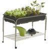 Kit potager avec support à roulettes 