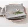Lot de 4 serviettes de table Chambray 