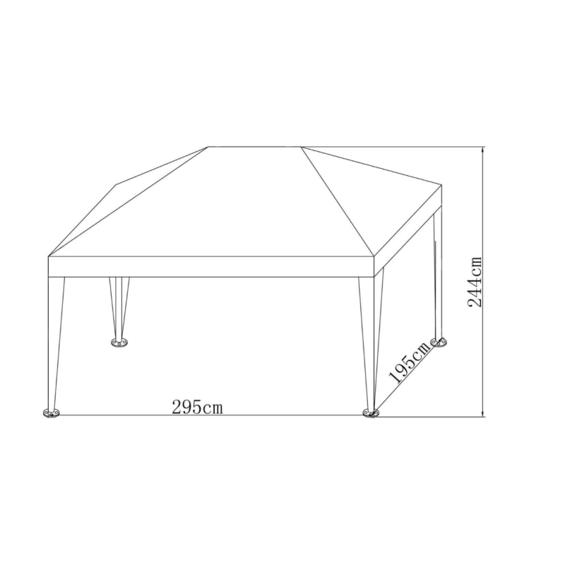 TENTE BASIC 190*290 90G BLC