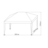 TENTE BASIC 190*290 90G BLC
