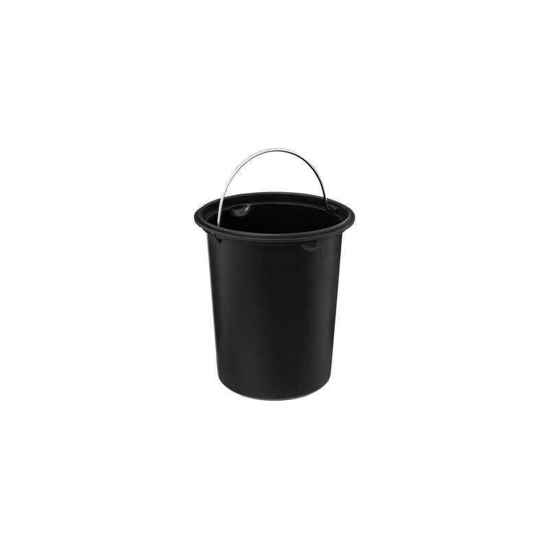 Poubelle à pédale Softclose 3L en métal gris - 5FIVE