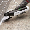 Outil oscillant multifonction sans fil Reviva 12V Blanc/Noir