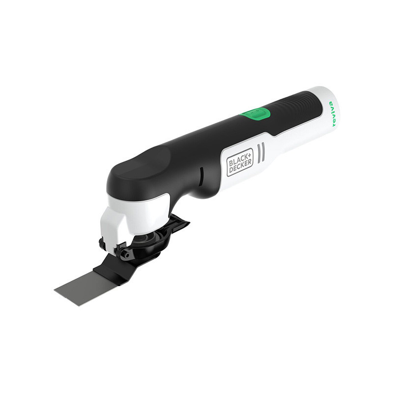Outil oscillant multifonction sans fil Reviva 12V Blanc/Noir