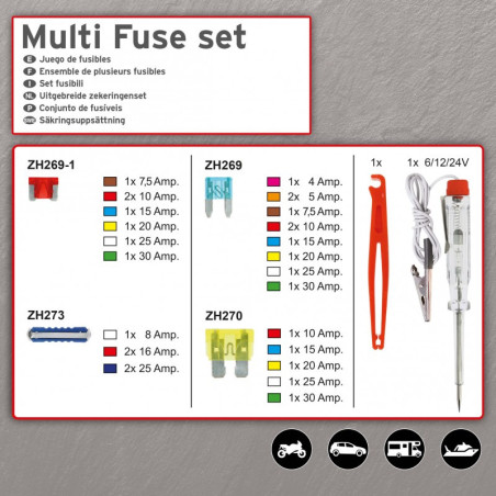 Boite de fusibles + Accessoires 29 pièces - SUMEX - FUS0029