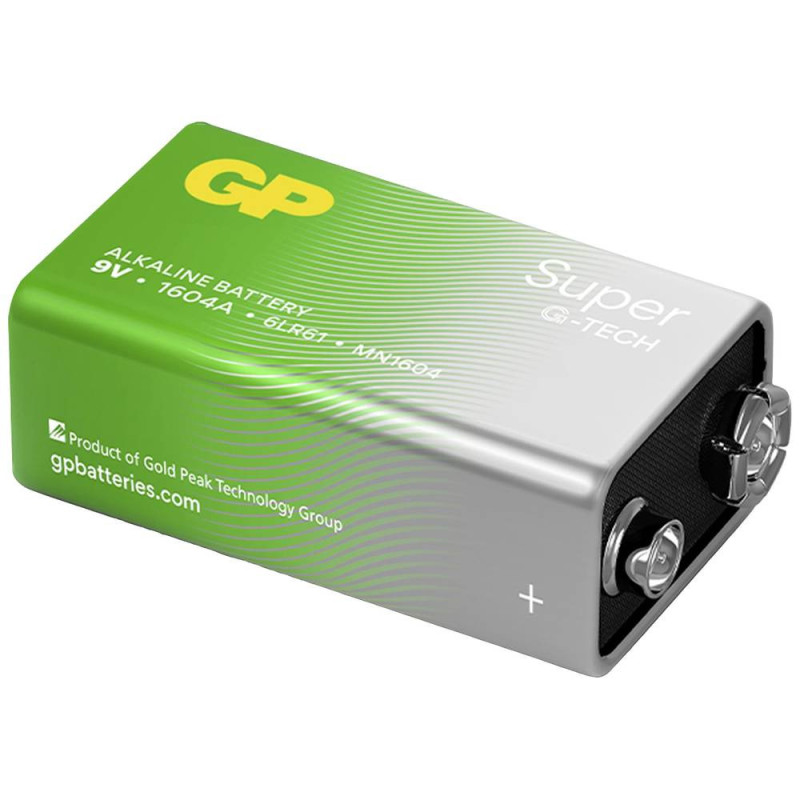 Pile PP3 G-Tech 9V - GP BATTERIES - 151426