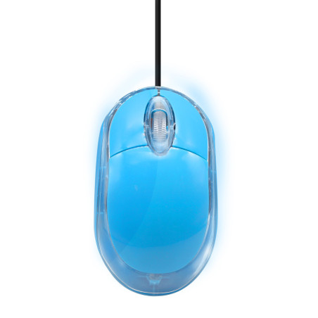 Souris optique USB 3 Boutons Bleu - APM - 100122
