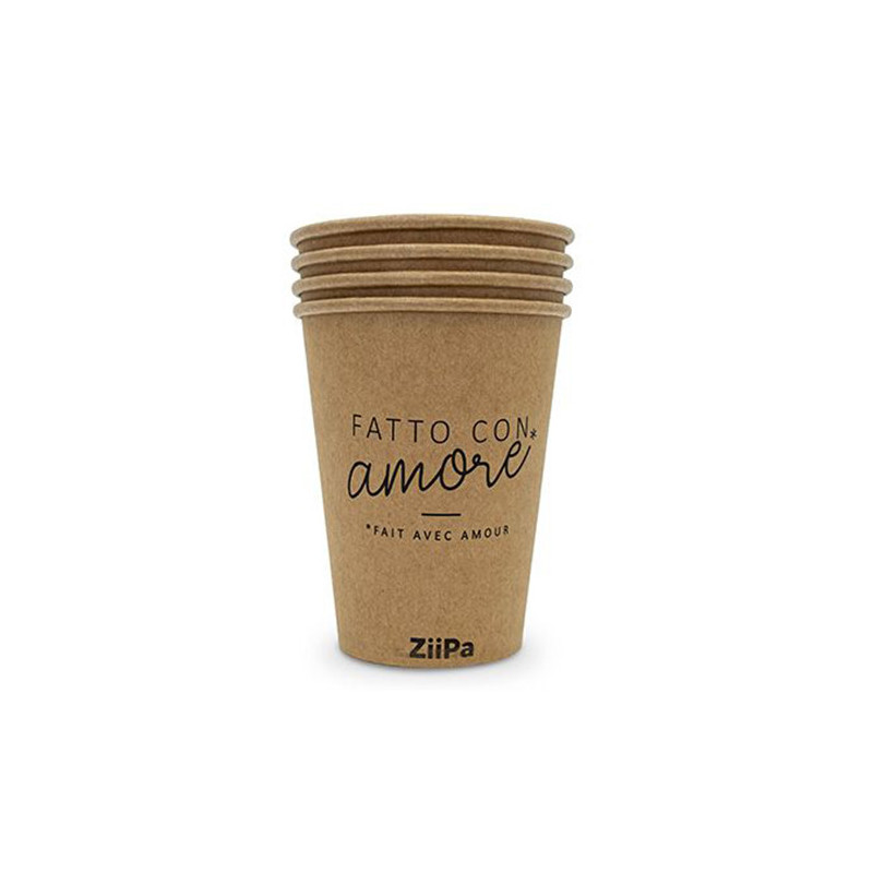 Set de 8 Gobelets Kraft 400 mL - ZIIPA - ZIIPA22021