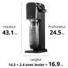 Machine à soda Art Pack Lave-Vaisselle Noir - SODASTREAM - ARTNLV