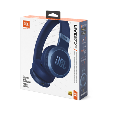 Casque audio arceau Live 670NC Bleu - JBL - JBLLIVE670NCBLU