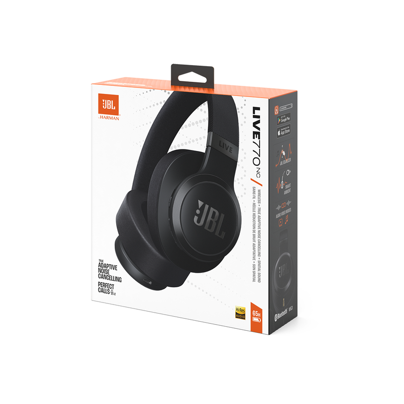 Casque audio arceau Live 770NC Noir - JBL - JBLLIVE770NCBLK