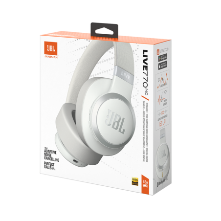 Casque audio arceau Live 770NC Blanc - JBL - JBLLIVE770NCWHT