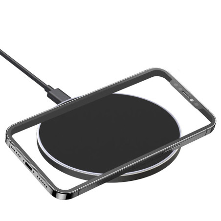 Chargeur Ultra-rapide sans fil 15W Noir - AKASHI - ALT30973