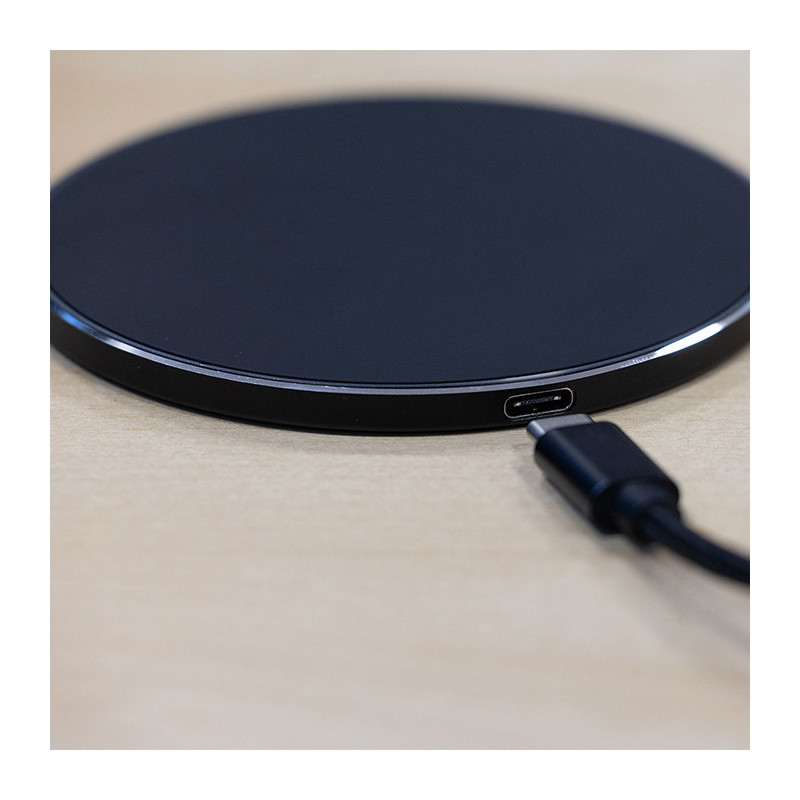 Chargeur Ultra-rapide sans fil 15W Noir - AKASHI - ALT30973