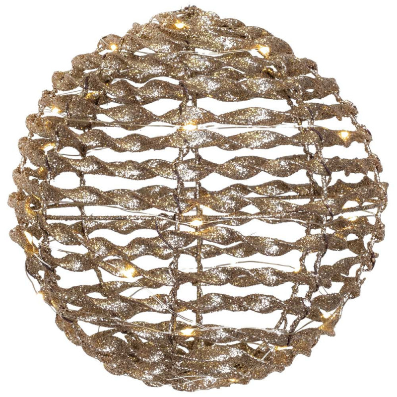 MICRO BOULE DORE 20CM