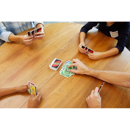 Jeu de cartes Uno classique MATTEL GAMES - Dès 7 ans