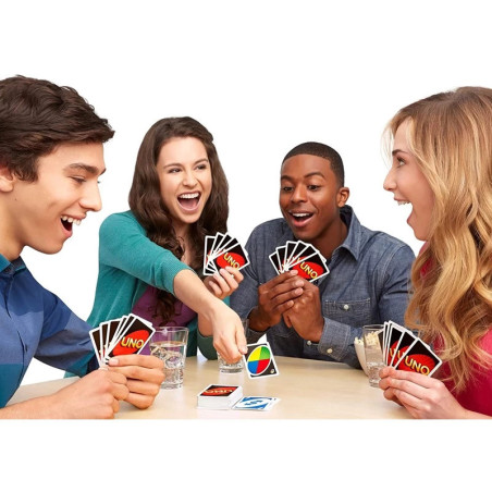 Jeu de cartes Uno classique MATTEL GAMES - Dès 7 ans